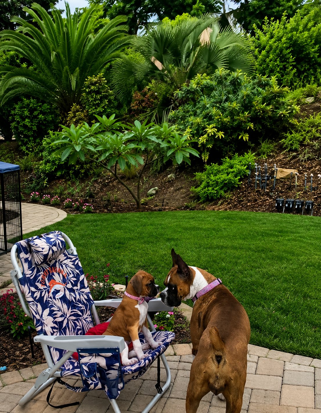 Nose to nose — Jessie giving her daughter Coco some love (2021)